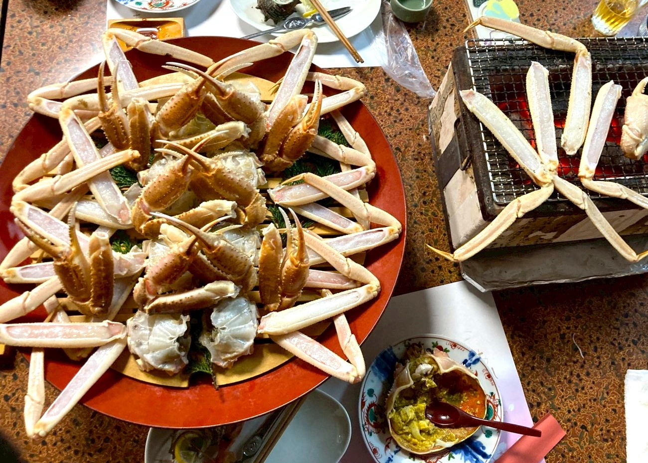 くろだ屋さんの焼きガニ