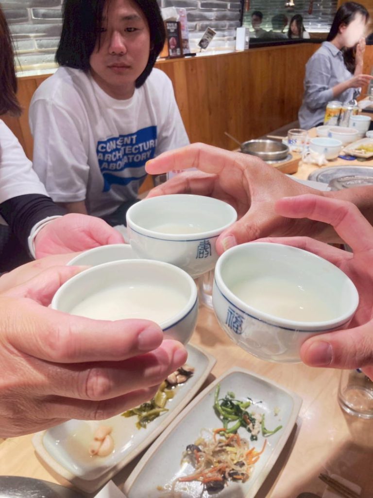 王妃家 宴会 マッコリ